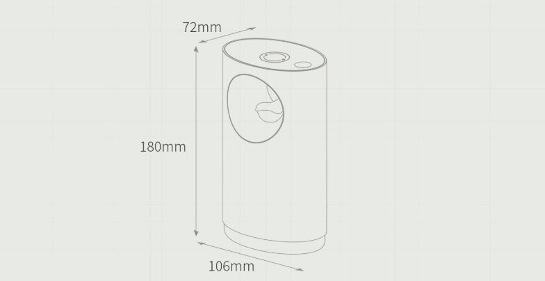Household bedroom mute analog humidifier