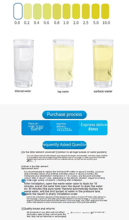 Hair Refrigerator Filter Element Water Filter EDR1RXD1