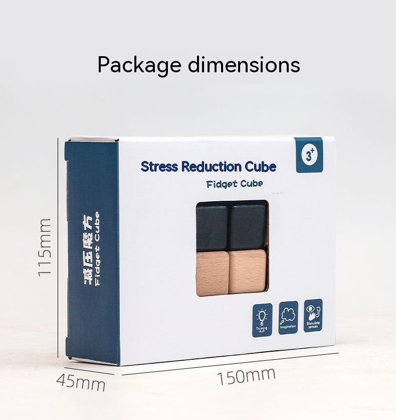 Wooden Infinite Cube Adult Flip Building Blocks Children's Educational Toys