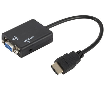 HDMI to VGA Conversion Line Hdmi to Vga High Definition Conversion Adapter Bump VGA Band Audio Display