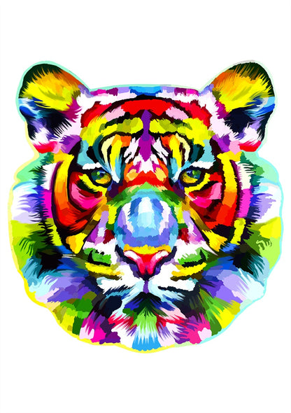 Each Piece Is Animal Shaped Christmas Gift Colorful Elephant Turtle Wooden Jigsaw Puzzles