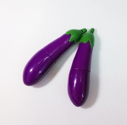 Wholesale Simulation Fruit And Vegetable Eggplant U Disk Creative Custom 8g Vegetable Gift U Disk Featured Food U Disk