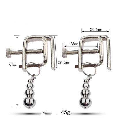 Metal Toys Silver Nipple Clamp Crab Butterfly Clip Pendant Silver Calabash Pendent