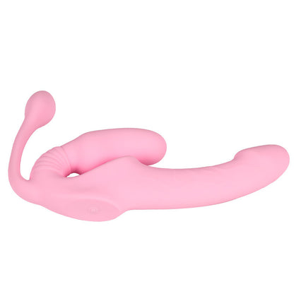 Three-shock Double-headed Dragon Lala Dildo Women's Wear Out Sex Appliance Into The Body Strong Shock Self-defense Stick