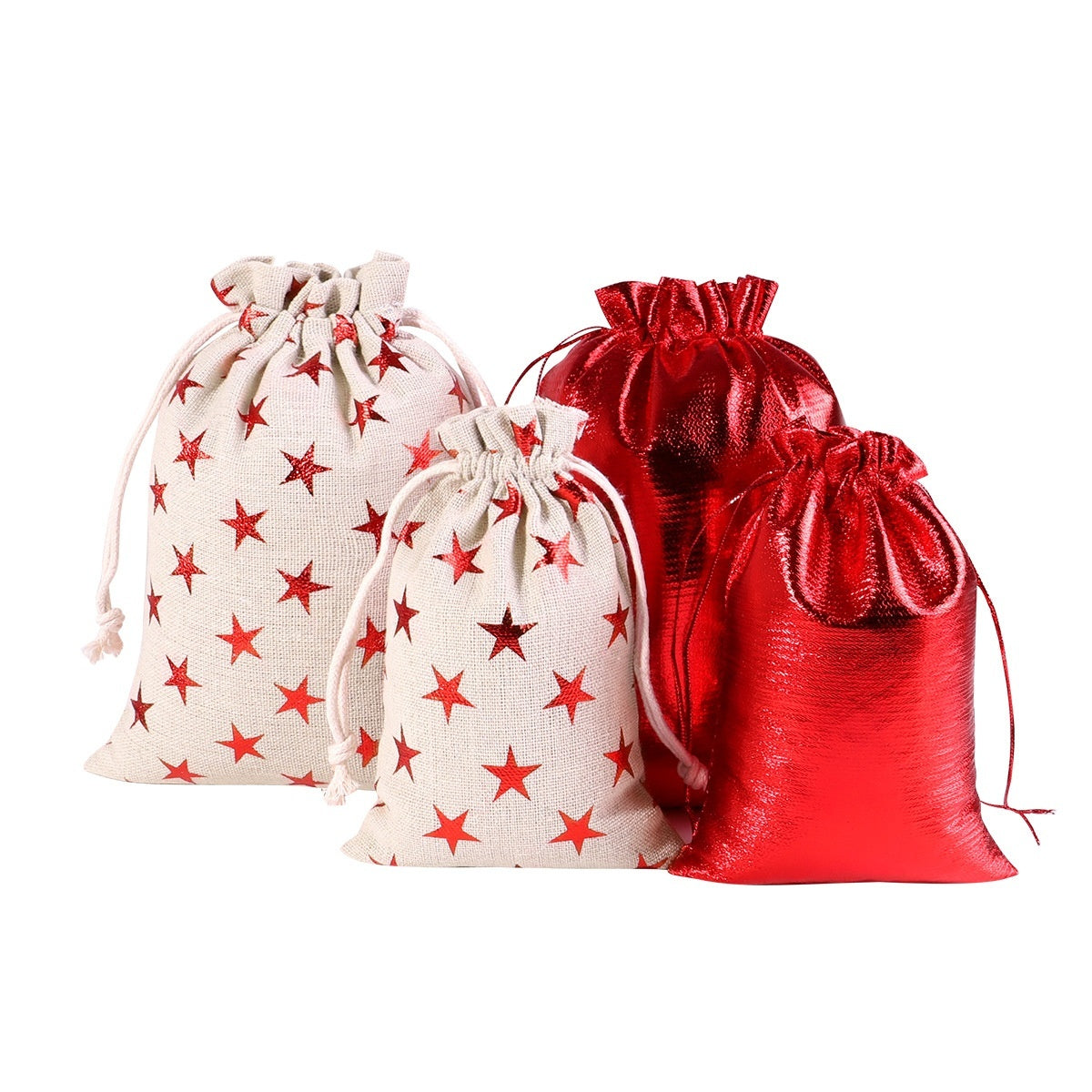 Gilding Linen Christmas Cloth Bag Kit