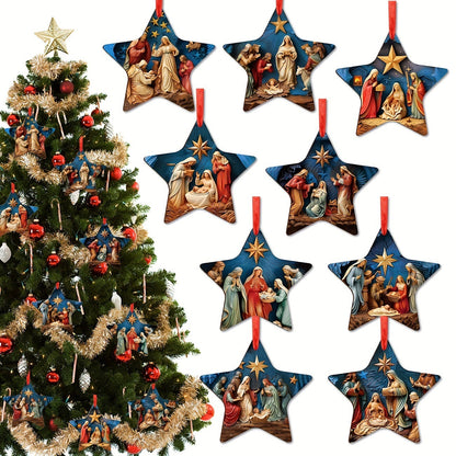 Suitable For Wooden Christmas Gift Christmas Tree Decoration Pendant