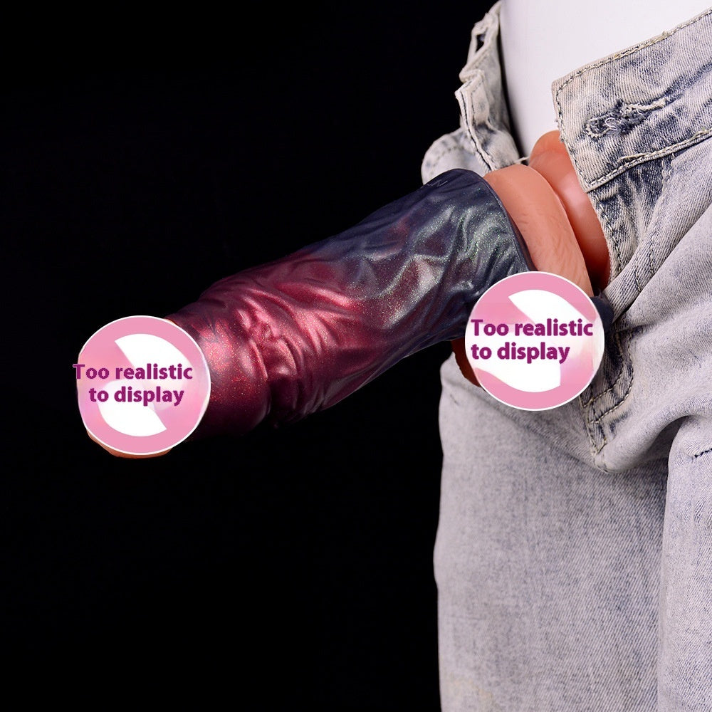 Black Wu Color Men's Auxiliary Lock Essence Condom Adult Sex Product