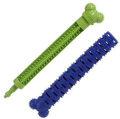 Blue Green Pet Molar Tooth Cleaner Brushing Stick Cleaning Supplies Toothbrush Toys For DogsDog Cleaning