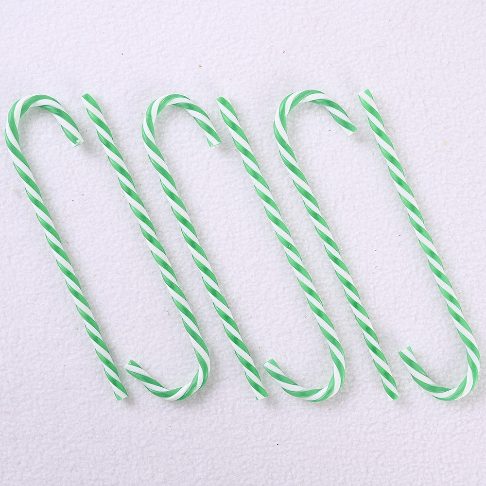 Christmas Candy Crutch Red Scene Decorative Pendant