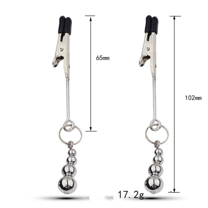 Metal Toys Silver Nipple Clamp Crab Butterfly Clip Pendant Silver Calabash Pendent