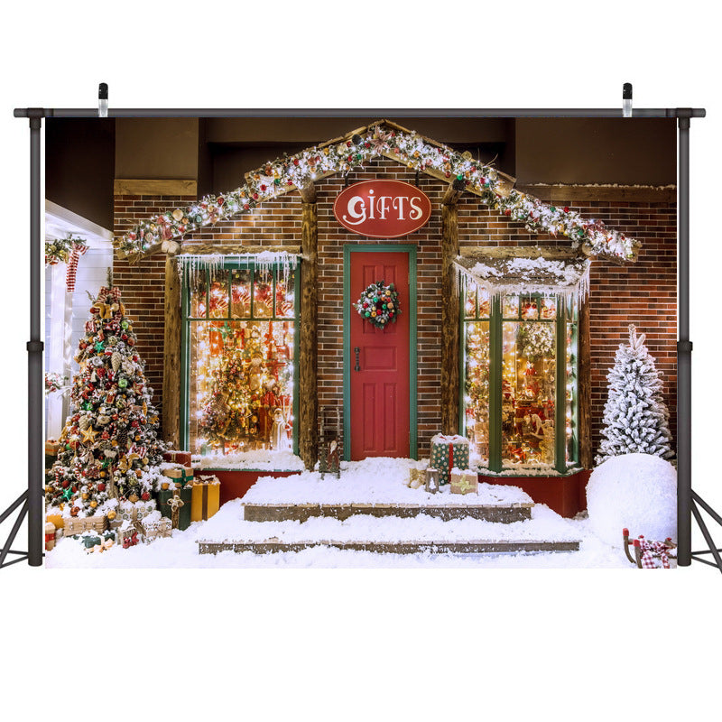 Christmas background cloth