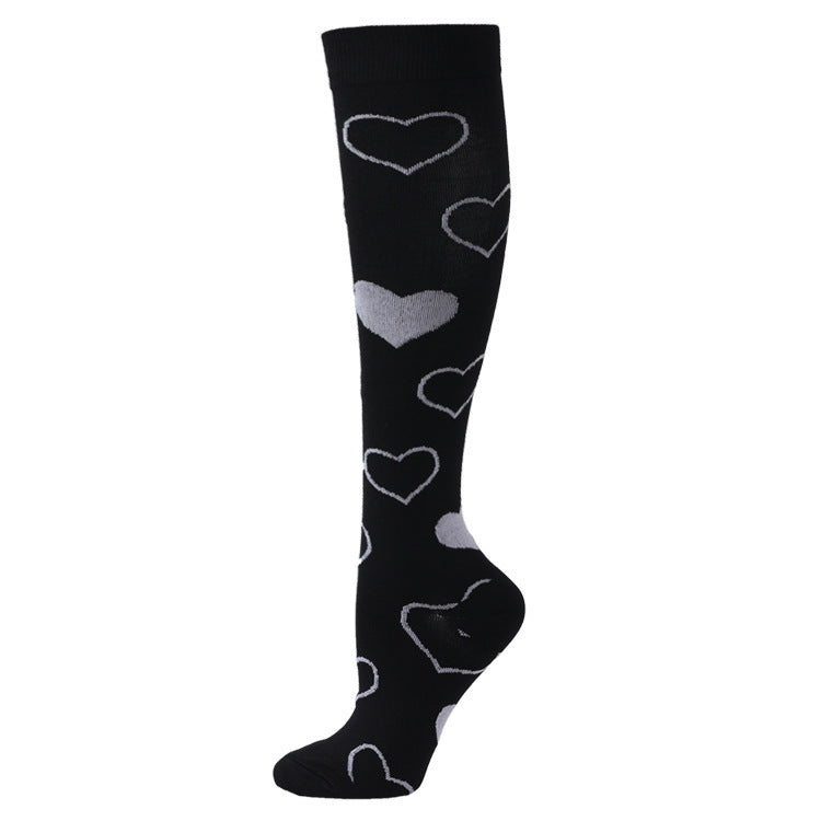 Sports Compression Socks Pattern Stretch Stockings