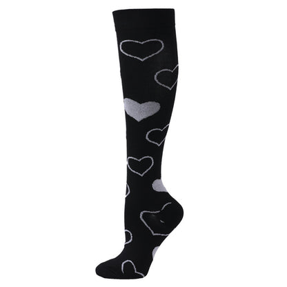 Sports Compression Socks Pattern Stretch Stockings