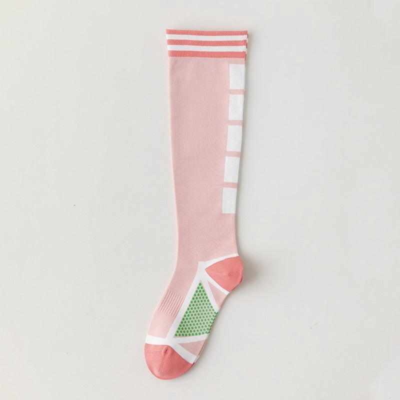 Sports Muscle Compression Socks Women's Elastic Long