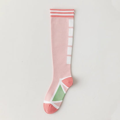 Sports Muscle Compression Socks Women's Elastic Long