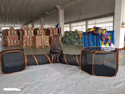 Pet Folding Toy Outdoor Game Channel Fence