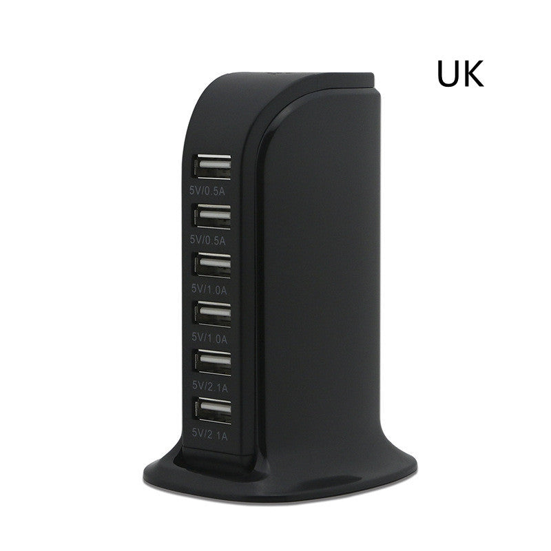30W Vertical Universal Multi Port USB Charger