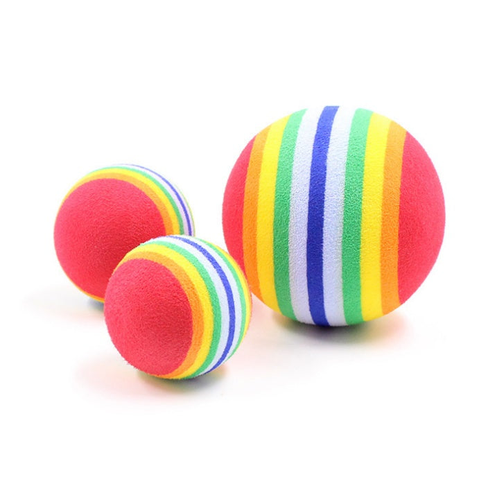 Rainbow Interactive Cat Ball Toy