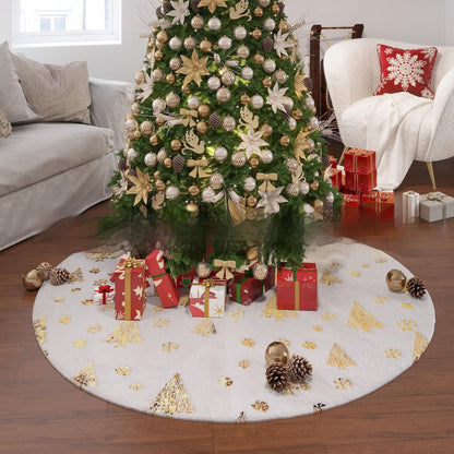 Gilding Snowflake XINGX Christmas Tree Group Mat