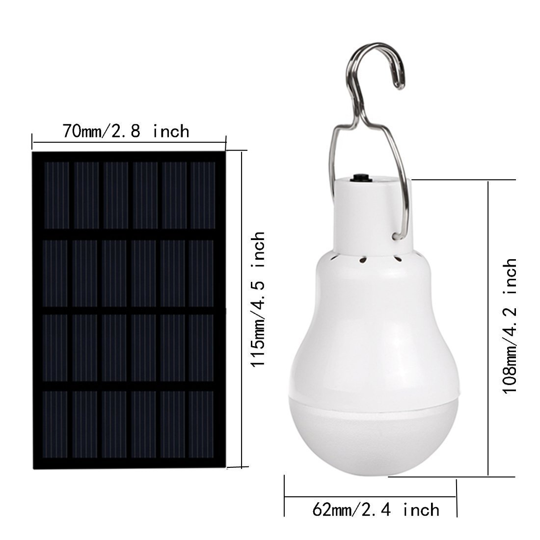 ortable solar energy lamp charged by LED lamp