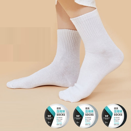 Summer Travel Business Trip Compression Socks Daily Disposable Breathable Sweat Absorbing