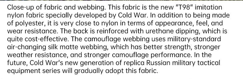 Cold War export: Russian Mammoth B tactical backpack, replica of Russian mountain special forces SPN Beaver 2 assault pack