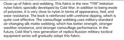 Cold War export: Russian Mammoth B tactical backpack, replica of Russian mountain special forces SPN Beaver 2 assault pack