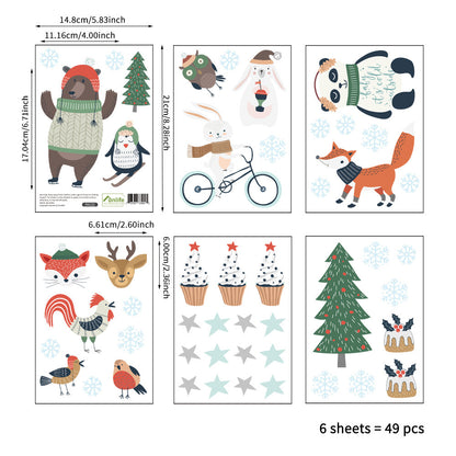 Cute Christmas Decoration Wall Sticker