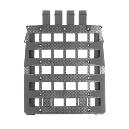 Tactical Vest - Molle Zipper Back Panel, for Paintball, Airsoft, Outdoor Hunting. Plate Carrier Expansion Equipment.