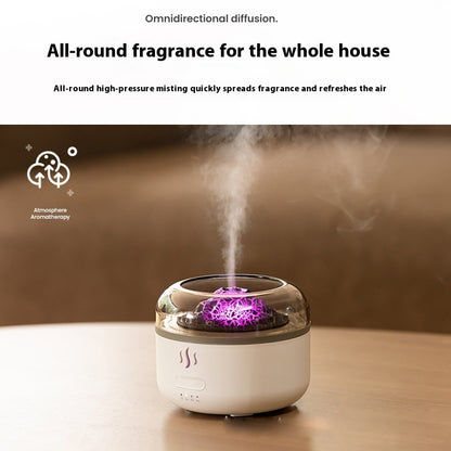 Simulation Flame Aroma Diffuser Colorful Flame Aromatherapy Diffuser