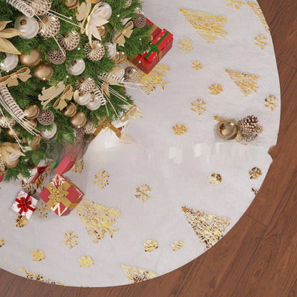Gilding Snowflake XINGX Christmas Tree Group Mat