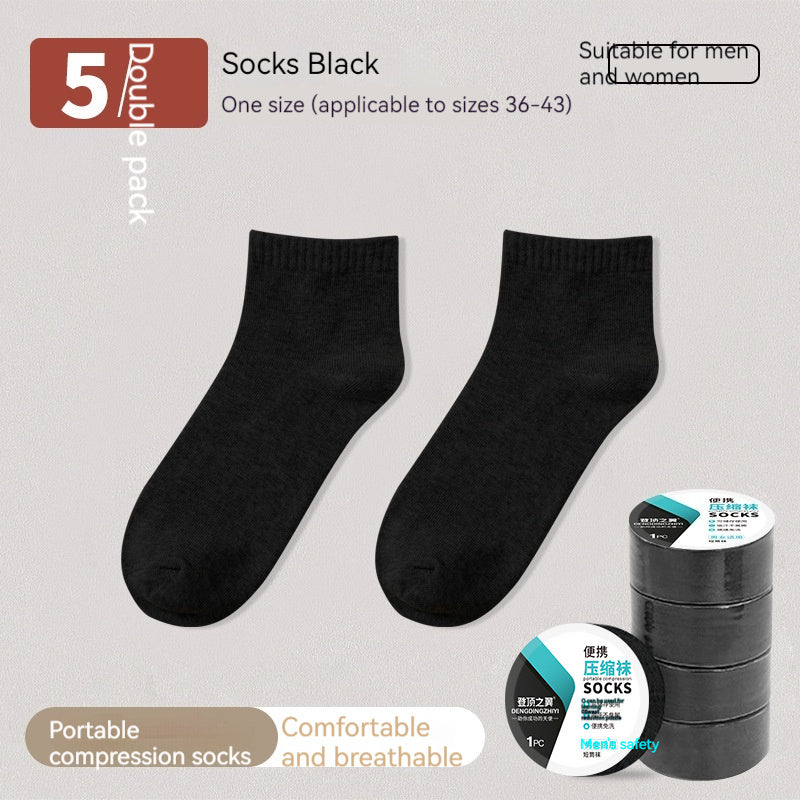 Summer Travel Business Trip Compression Socks Daily Disposable Breathable Sweat Absorbing