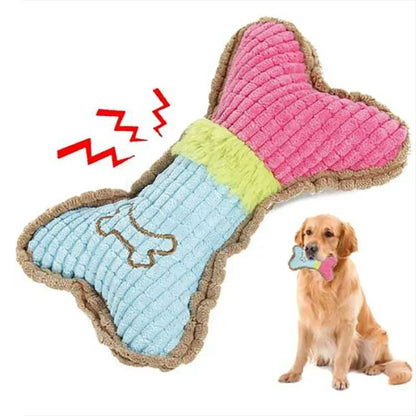 Dog Squeaky Toys, Plush Dogs Chew Toy For Small Medium Breed Puppy Teething Chewing Aggressive Interactive Birthday Gifts