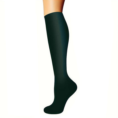 Women's Simple Printed Sports Calf Compression Stockings