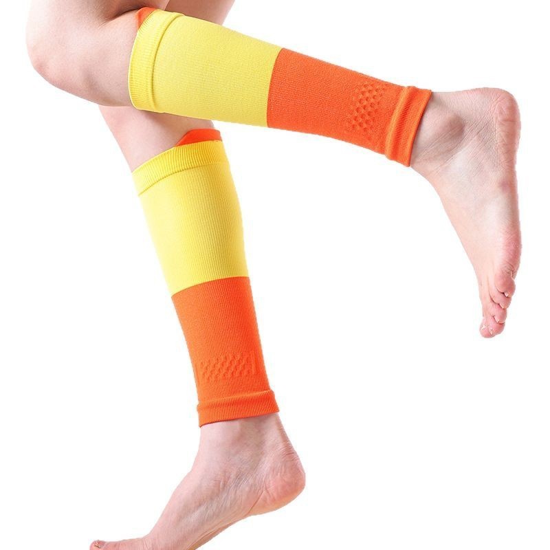 Marathon Cross-country Running Basketball Sports Color Matching Compression Calf Socks