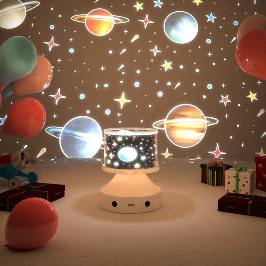 Creative Star Light Projection Lamp Bluetooth Stereo Luminous Toy