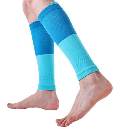 Marathon Cross-country Running Basketball Sports Color Matching Compression Calf Socks
