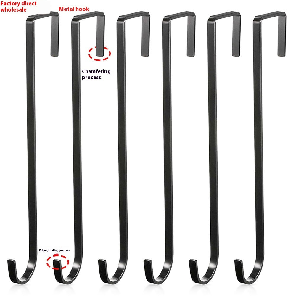 Garland Hook Retractable Christmas Decorative Door Rear Hook Metal Iron Hook Christmas Iron Hook