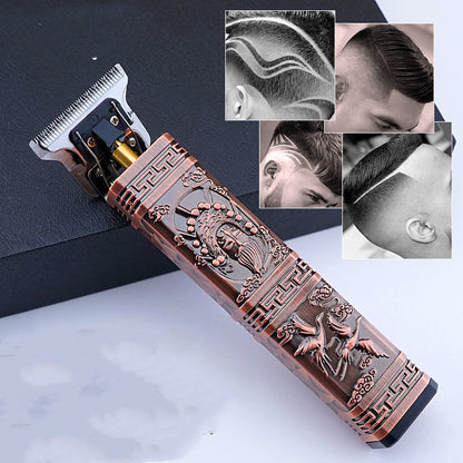 Retro Oil Head Engraving Notched Gradation Electric Fader