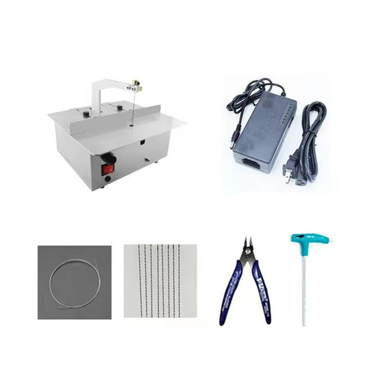 Small Desktop Household Pull Flower Electric Metal Jade Plank Cutting Wire Saw