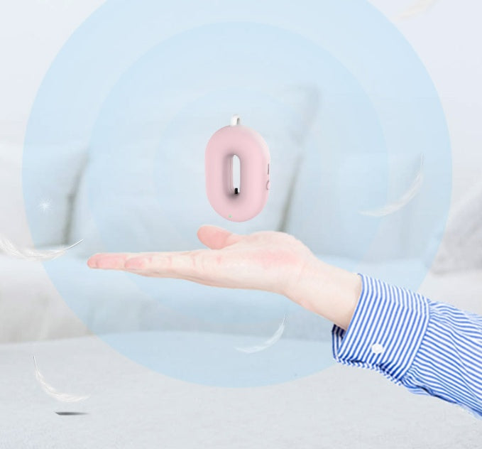 Carry an air purifier with you