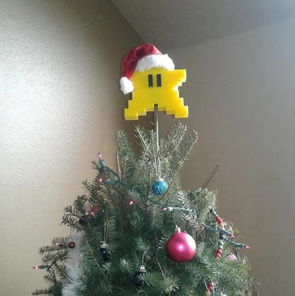 Christmas tree pixel starfish decoration