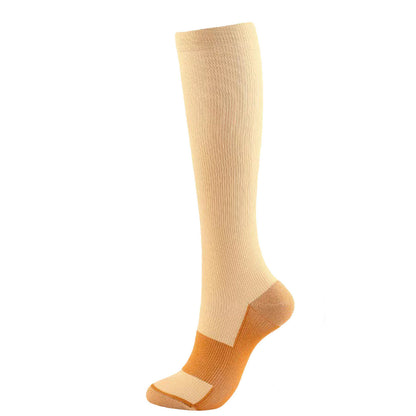 Women's Simple Printed Sports Calf Compression Stockings