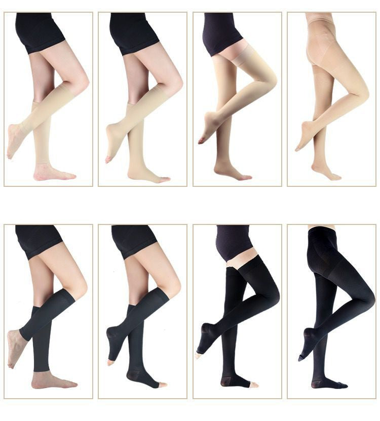 Mid-Cut Romper With Covered  Toe Compression Socks