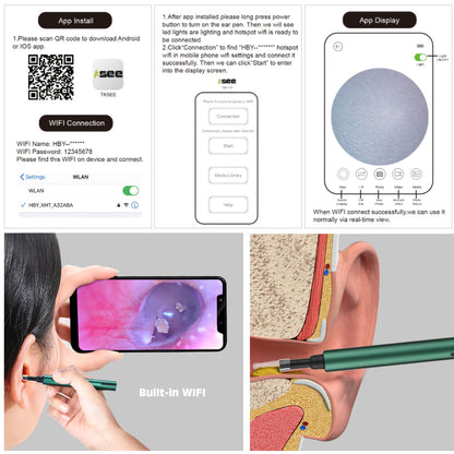 Wireless WiFi Visual Otoscope