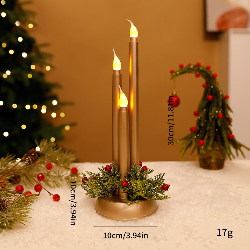 LED Electronic Candle Christmas Decorations