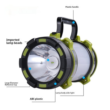 Portable LED Searchlight Outdoor Strong Light Charging Power Torch