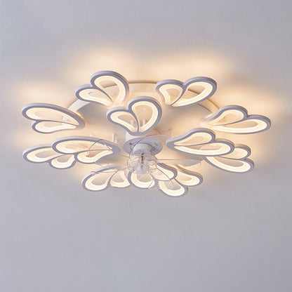 Modern Simple Living Room Light New Quiet Bedroom Ceiling Fan Light