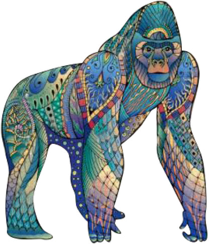 Each Piece Is Animal Shaped Christmas Gift Colorful Elephant Turtle Wooden Jigsaw Puzzles