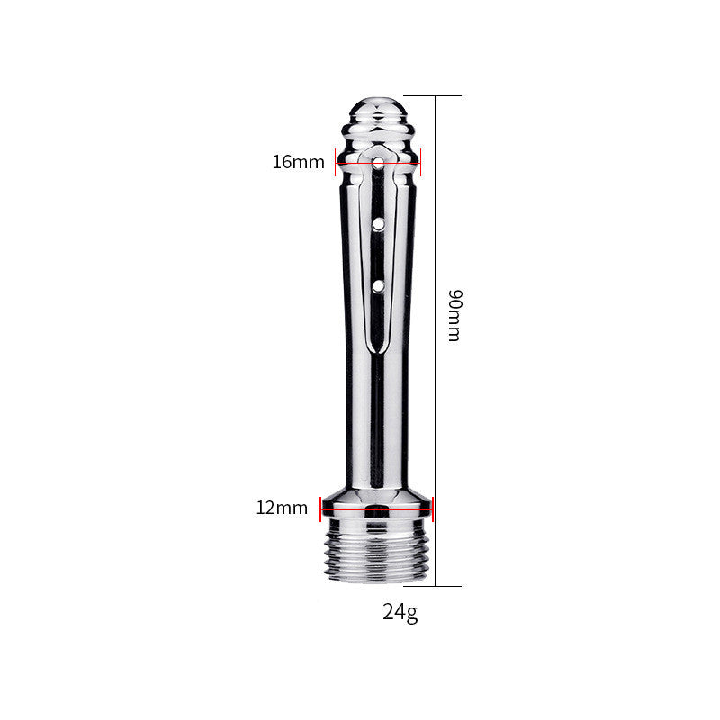 Metal Anal Irrigator Enema Device For Cleaning Adult Anal Expansion